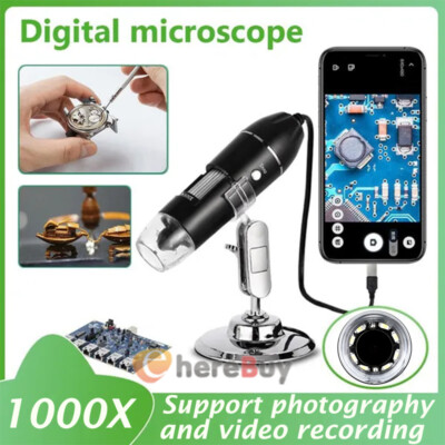 Digital Microscope, 50X-1000X Magnification Portable Handheld Microscopes HD USB
