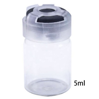 5ML Sweet Candy Color Lid Empty Bottle Sealed Sterile Clear Glass Vials Wi
