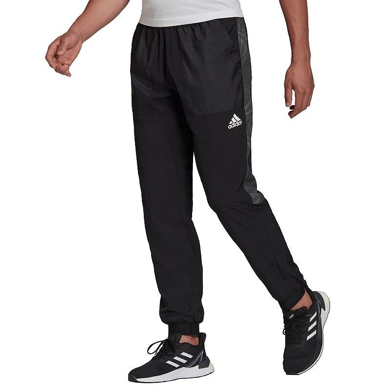 パンツ ATHLETIC TROUSERS _BLACK ADIDAS Black AEROREADY Activated Fitness Athletic PANTS