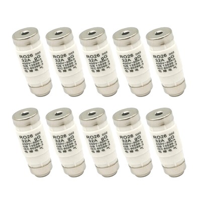 10 Pcs Neozed Fuses 400VAC Fuses Inserts for Fuses Sockets