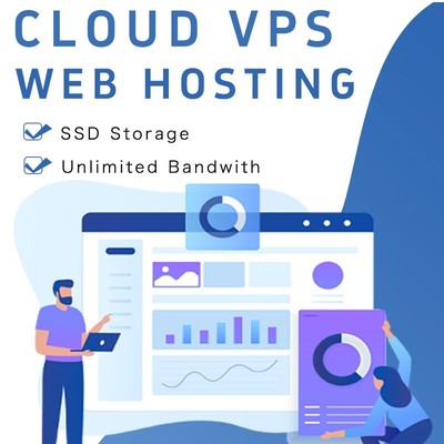 web hosting CLoud VPS Server 4GB RAM 2 Core 100GB SSD Storage