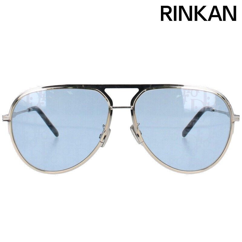 Christian Diorディオール アビエイター シルバートーン サングラス Christian Diorディオール アビエイター シルバートーン