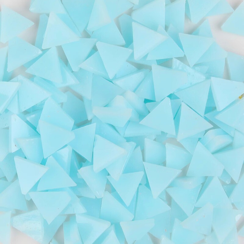 200g DIY Triangle Shapes Glass Bulk Mosaic Tiles Supplies for Multicolored Craft