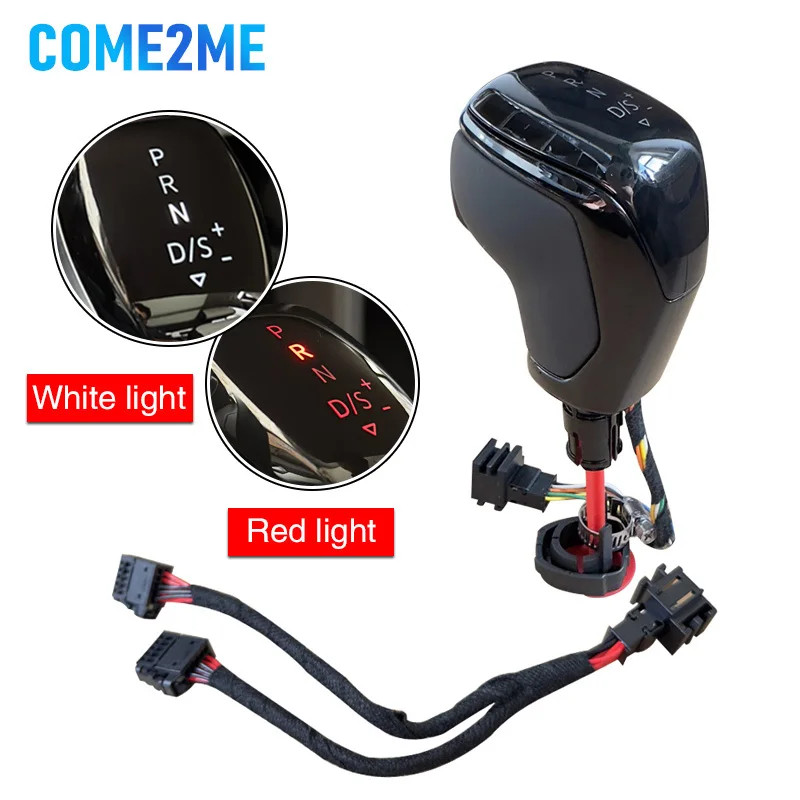 Automatic Gear Shift Knob DSG AT White LED Electronic Shift Lever Handball for G