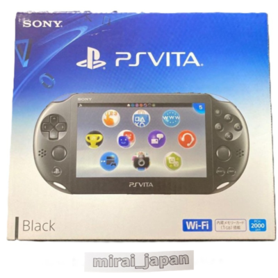 PlayStationVita 2000 ブラック PlayStation Vita Wi-fi Model Black (PCH-2000) - Solaris Japan
