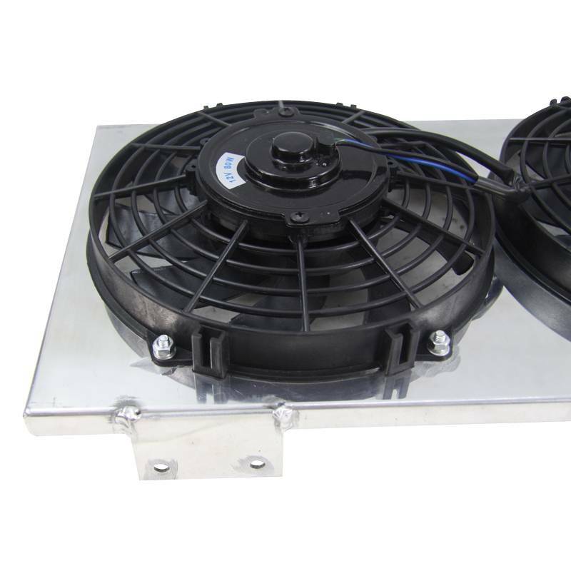 Aluminum Radiator Shroud+3x9"Fans FOR 19912001 95 97 Jeep