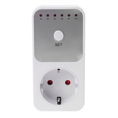 Outlet Timing Socket EU Plug Countdown Timer Sockets ABS Material