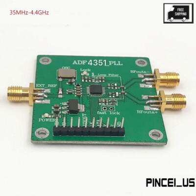 RF Signal Generator Frequency Synthesizer ADF4351 PLL Output 35MHz-4.4GHz pe66