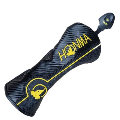 Classic Black Gold Hongma Golf Club Cover No.1 Wooden Rod Protective Cover