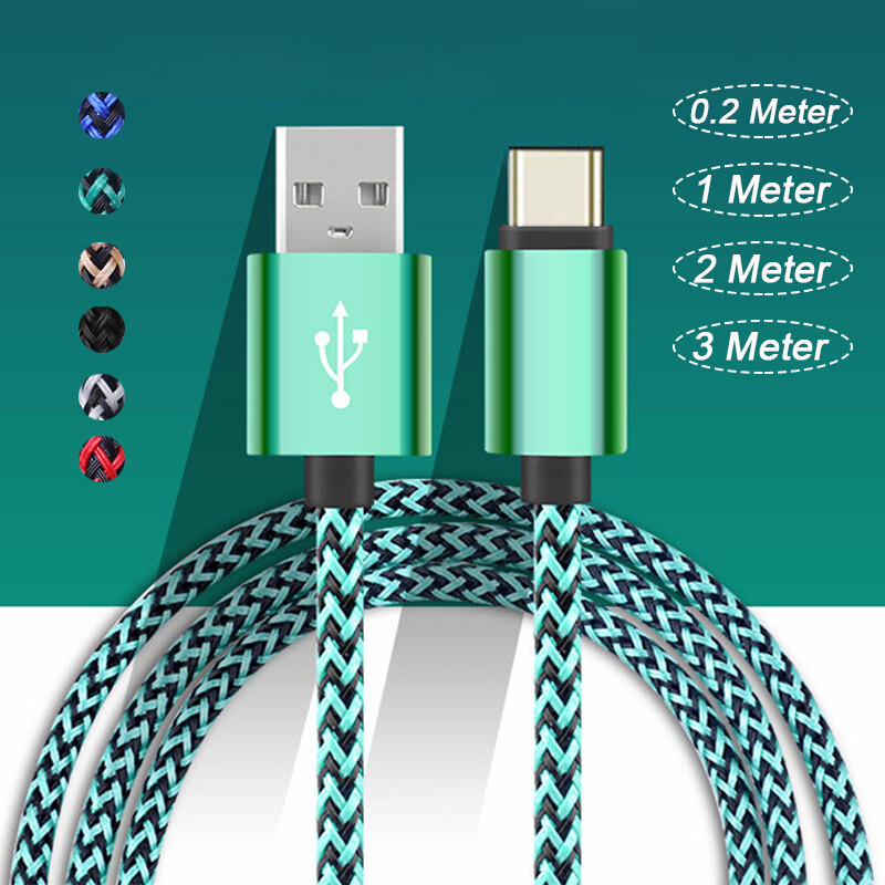 Type C USB C Fast Charging Charger Cable For Samsung S8 S9 S