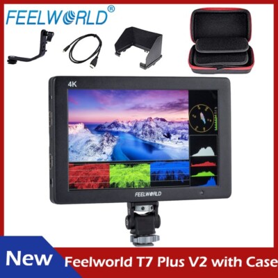 Feelworld T7 PLUS V2 7'' 3D-LUT IPS 1920x1200 Camera Field Video Monitor 4K HDMI