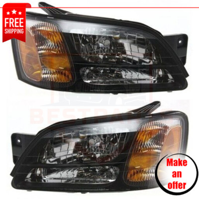 New Headlights set of 2 pieces for 2000-2004 Subaru Legacy GT/Outback