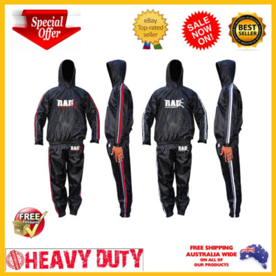 Best Heavy-Duty SAUNA SWEAT SUIT for WEIGHT LOSS MEN WOMEN BOXING Body SHAPER