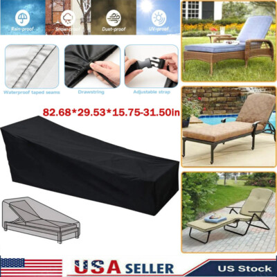 Sun Lounge Covers Outdoor Furniture Cover Heavy Duty Waterproof Bed Cover Chair