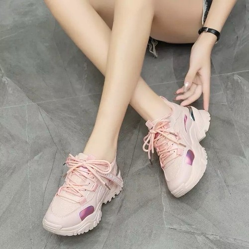 : Lace-up Fashion Meets Athletic Sport Size 8