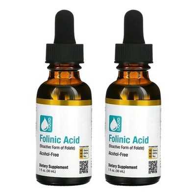 2X Folinic Acid Lion’s Mane Speech Delay Bundle Autism 30ml Wellness Supplement
