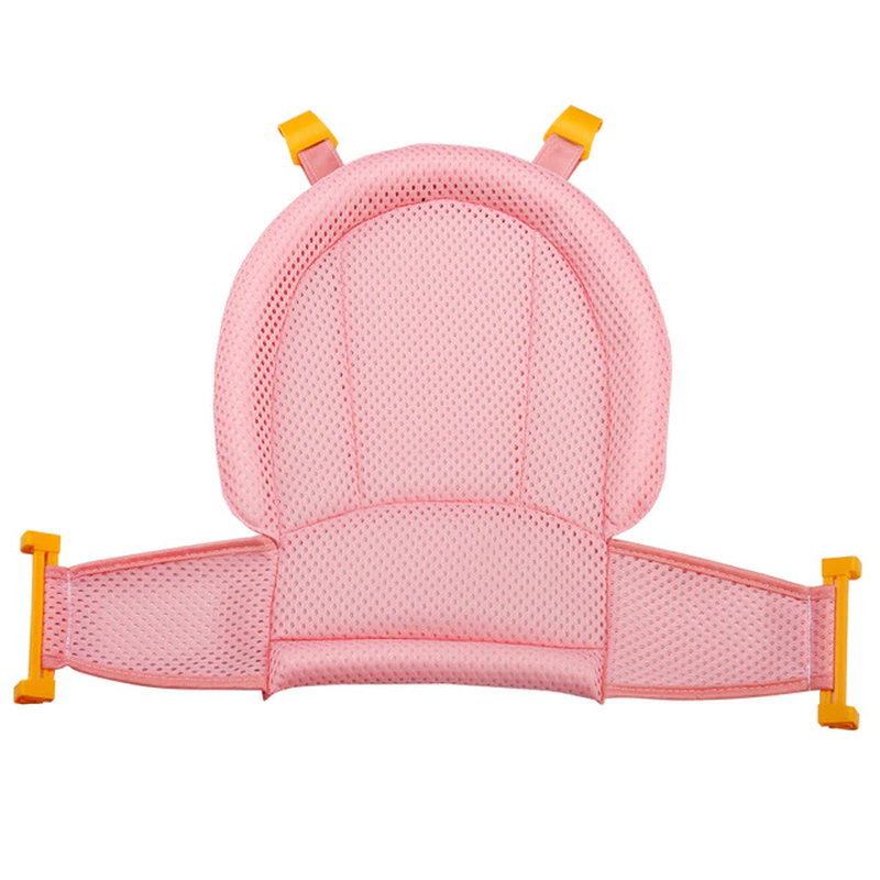 Baby Bath Seat Support Mat Foldable Baby Bath Tub Pad & Chair Newborn Bathtub Pi