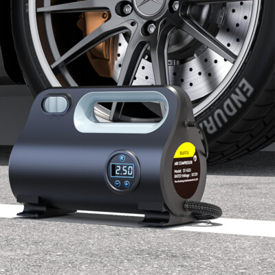 Heavy Duty Portable Air Compressor Car Tire Inflator Electric Pump Auto New 12V