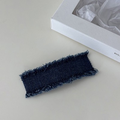 Vintage Denim Cloth Hair Clip Korean Style Fashion Design Personality Barrettes