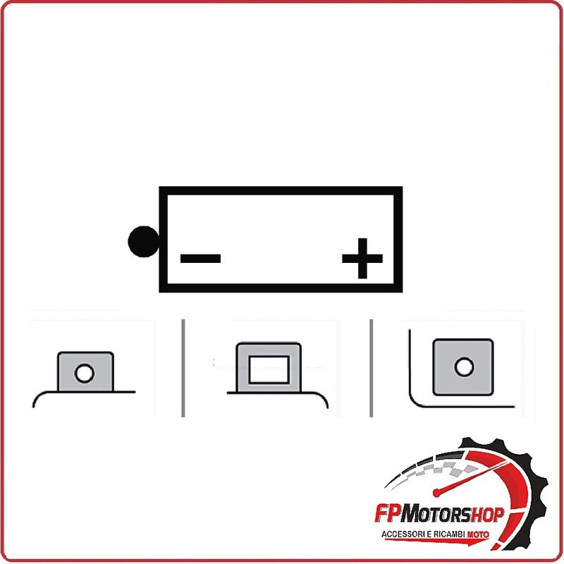 BATTERIA PER MOTO OKYAMI OB14L-A2 YB14L-A2 12V 14AH 134X89X166MM