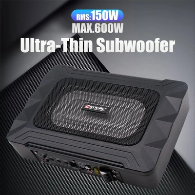 MAX 600W 5*8 Inch Slim Under-Seat Super Bass Car Subwoofer HIFI Amplifier