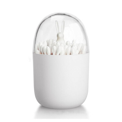 Cotton Swab Holder, Small Q-tips Toothpicks Storage Organizer (Rabbit) N1V61496