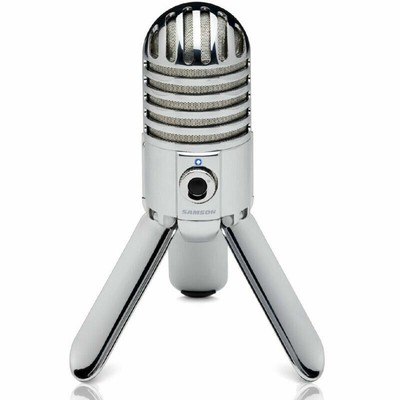 Samson Meteor Mic USB Studio Condenser Microphone For Home Recordings Podcasting