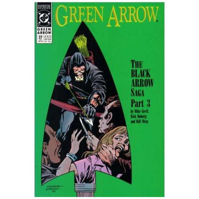 Green Arrow #37 - 1988 series DC comics NM Full description below [z 