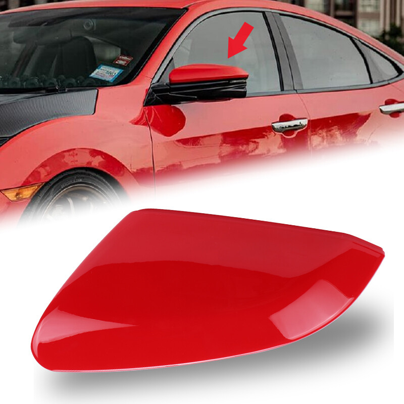 Driver Left Side Mirror Cover Cap For Honda Civic 2016 2017 2018 2019 2020 2021