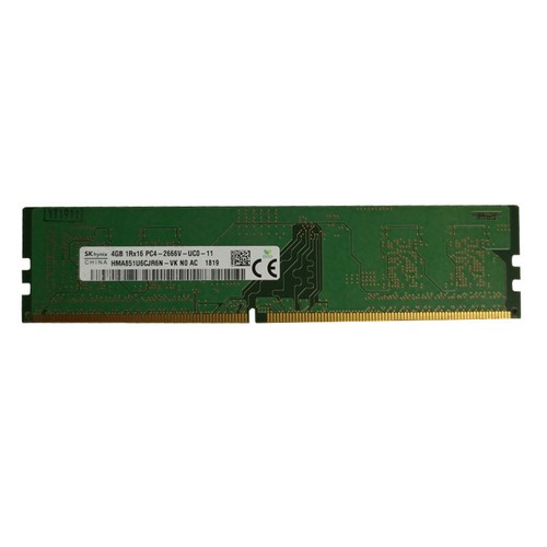 SK Hynix 4GB DDR4 1Rx16 PC4-2666V-UC0-11 HMA851U6CJR6N-VK N0 SK Hynix 4GB DDR4 1Rx16 PC4-2666V-UC0-11 HMA851U6CJR6N-VK N0
