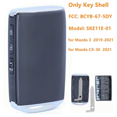 for Mazda 3 CX-30 2019 2020 2021 Smart Car Key Case Shell Remote Fob  SKE11E-01