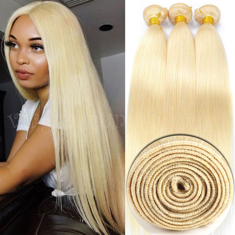 Womens Thick Brazilian Virgin Human Hair 3 Bundles With Lace