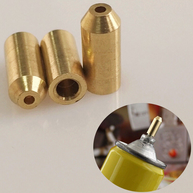 3pcs New Brass Gas Refill Adapter For S.T Dupont Memorial Lighter DIY Repair B
