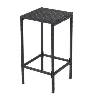 Gartenbar Bar Set Theke Tresen Hocker Rattan Garten
