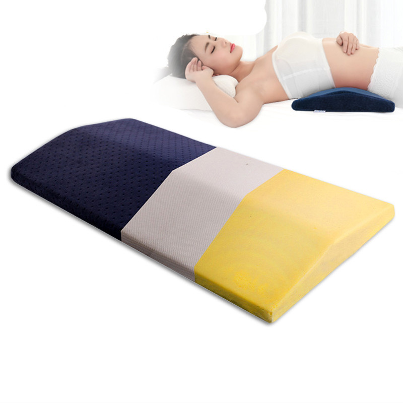 Lumbar Support Wedge Pillow Memory Foam Sleep Bed Cushion Lower