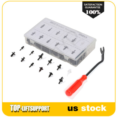 Fit 9mm Hole For Auto Cars Truck Fender 40PCS Bumper Fastener Rivet Clips