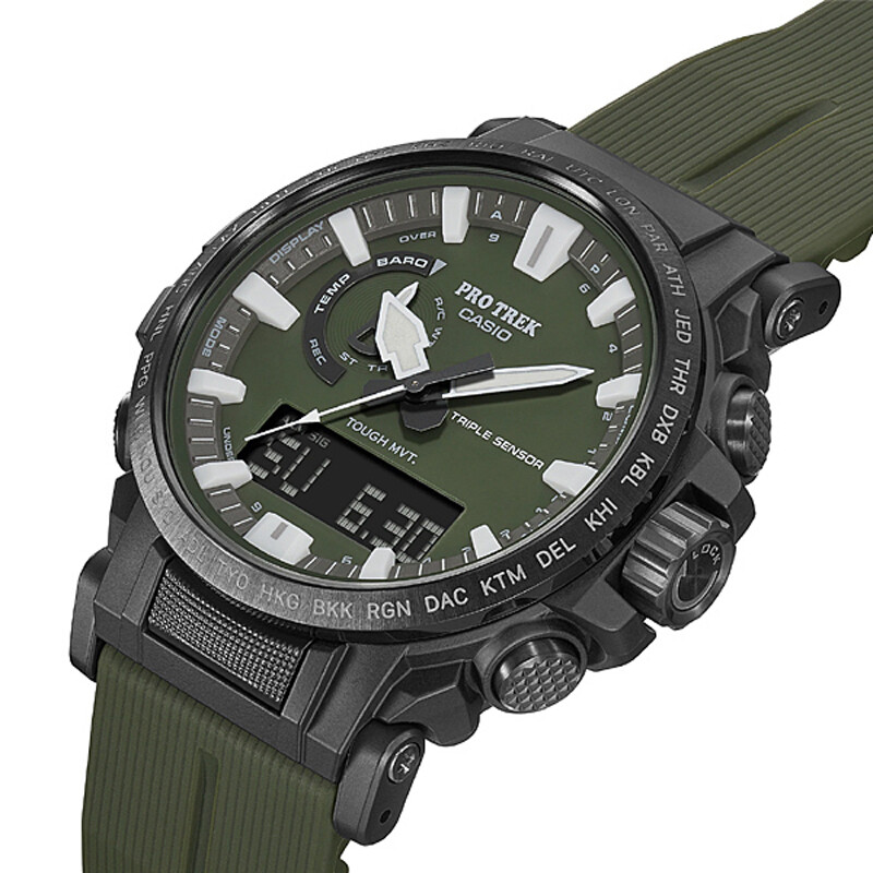 CASIO PRO TREK PRW-61Y-3JF Climber Line Solar Atomic Radio Outdoor Men Watch