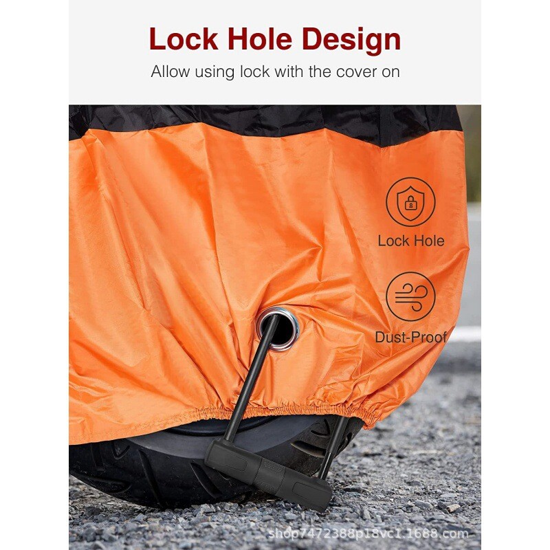 Motorcycle Cover Bike Waterproof Outdoor Rain Dust Sun UV Scooter Protector XXL