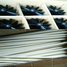 Conjunto de cepillo de caldera de cepillo de chimenea de hogar, Kit de