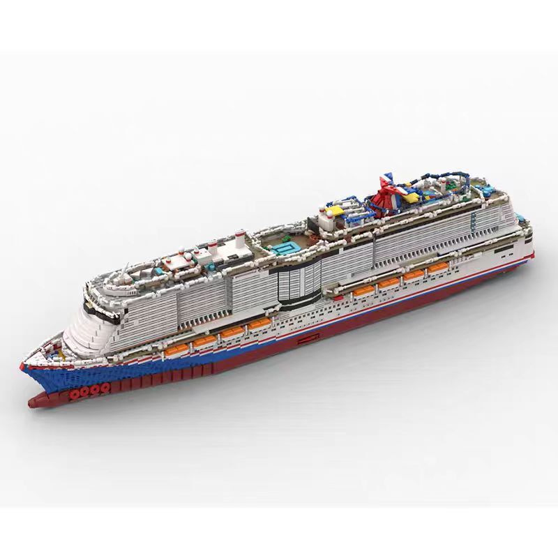 オブジェ Carnival Celebration Cruise Model Building Blocks Set MOC Bricks