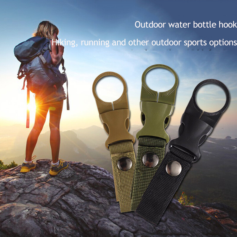 Tactical Hanging Bottle Buckle Clip Carabiner for Belt Water