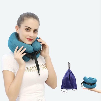 U-Shape Travel Neck Pillow Memory Foam Cushion Storage Bag