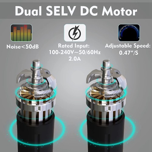 48" Electric Standing Desk, Height Adjustable with 48"x24" Wooden Top&Dual Motor