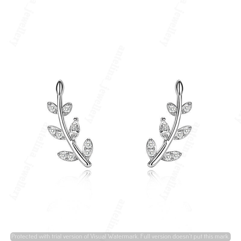 Round Pure 0.25 Ct Simulated Round Diamond Women's Stud Earring 925