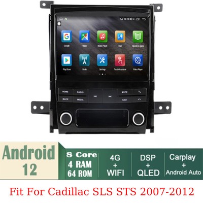For Cadillac SLS STS 2007-2012 Radio Carpaly Car Android GPS Navigation Wifi 9''