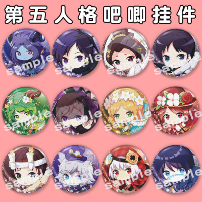 12PCS Anime Identity V Figuur Badge Brooch Pin Bags Decor 58mm R74