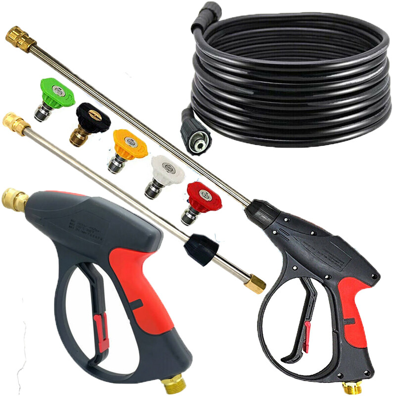 High Pressure 3000PSI Car Power Washer Gun Spray Wand Lance 
