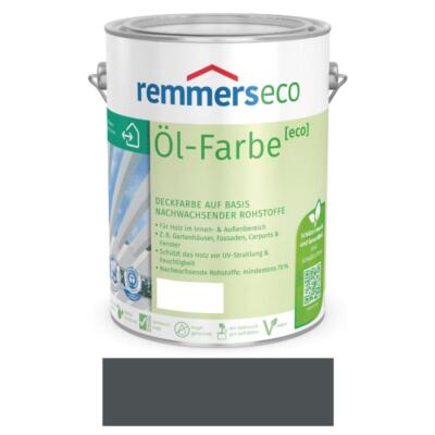 Remmers ECO Öl-Farbe Anthrazitgrau RAL 7016 0,75 L für Holz Innen- & Außen