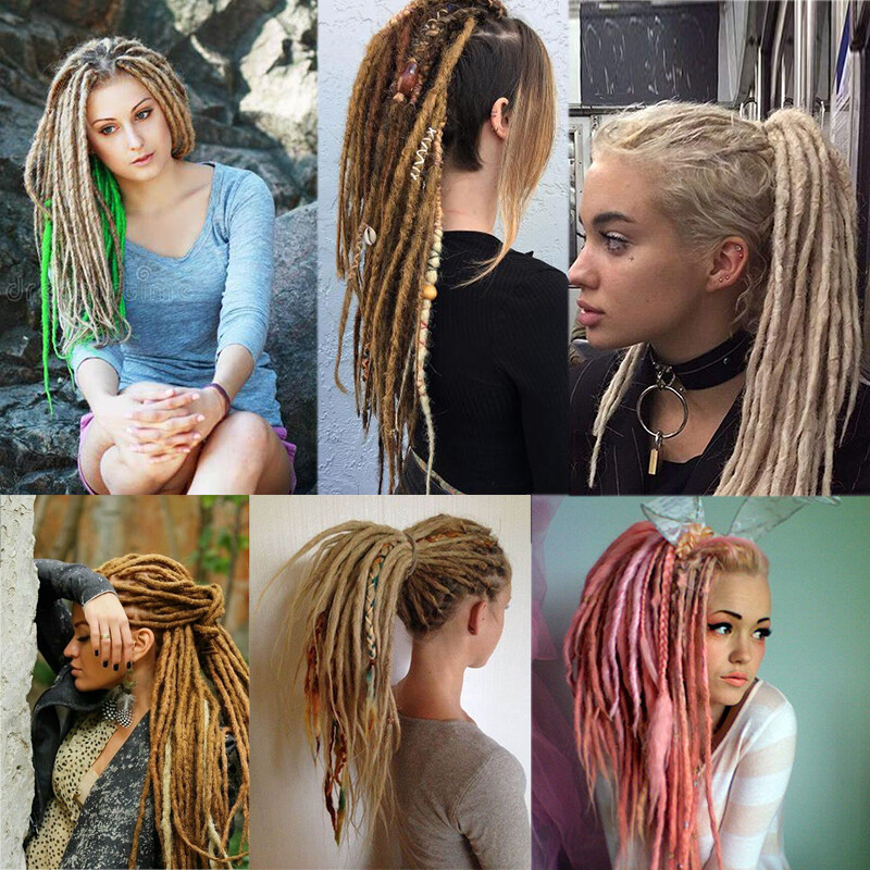 Crochet Braiding Dreads Dreadlock Hair Remy Thick Reggae Punk Locs