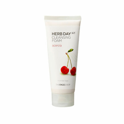 [THE FACE SHOP] Herb Day 365 Cleansing Foam Acerola 170ml Cleansing Brightening